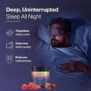 MontKush Wild Berry True Sleep 25mg Formula (30 Gummies)