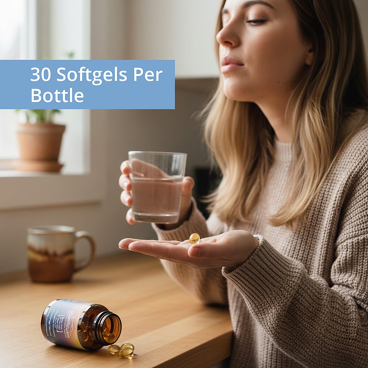 MontKush True Sleep 25mg CBD Formula (30 Softgel Capsules) image number 4