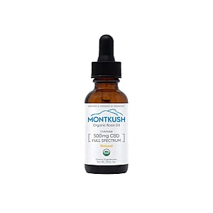 MontKush USDA Organic Natural 500mg CBD Rosin Oil (1oz)