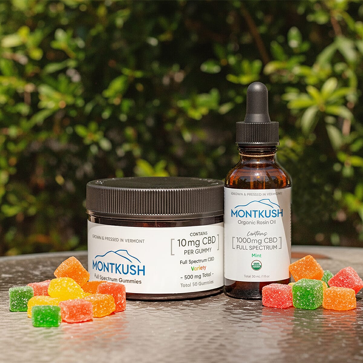 MontKush Daily Calm Combo Full Spectrum Gummies & Rosin Oil  (50 Counts & 1oz) image number 0