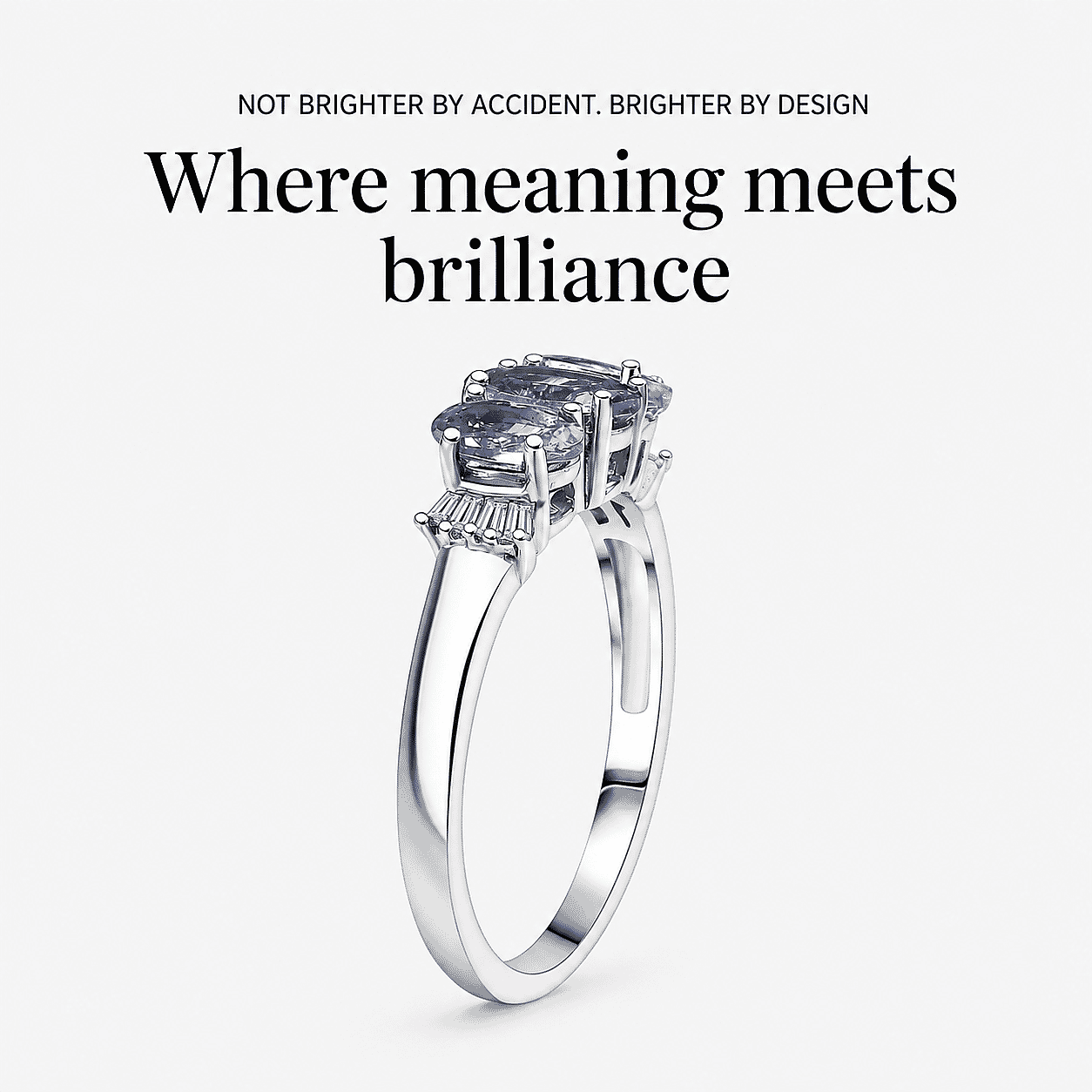 D'Joy Peacock Tanzanite and Diamond 1.10 ctw Ballerina Ring in Rhodium Over Sterling Silver (Size 7.0)