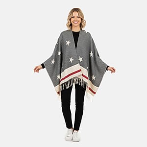 Hurley Beige Americana Knit Ruana