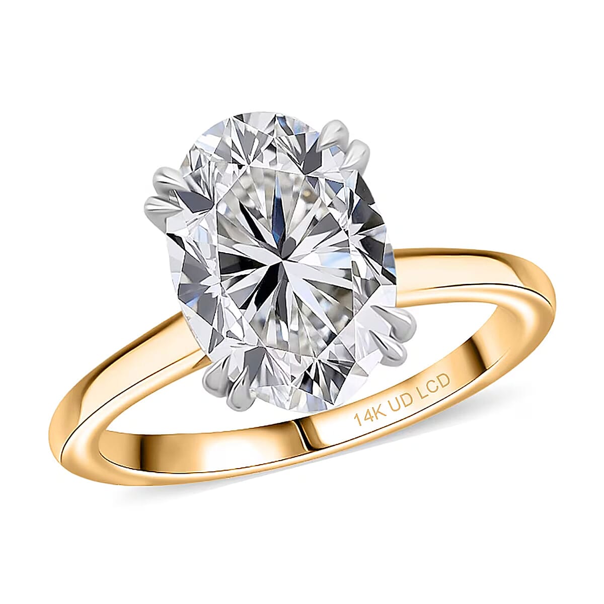 Luxuriant Lab Grown Diamond G VS 3.00 ctw Ring in 14K Yellow Gold (Size 10.0) image number 0