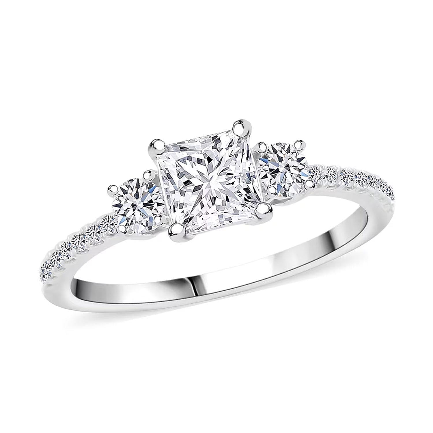 Luxuriant Lab Grown Diamond G VS 1.00 ctw Ring in 14K White Gold (Size 10.0)