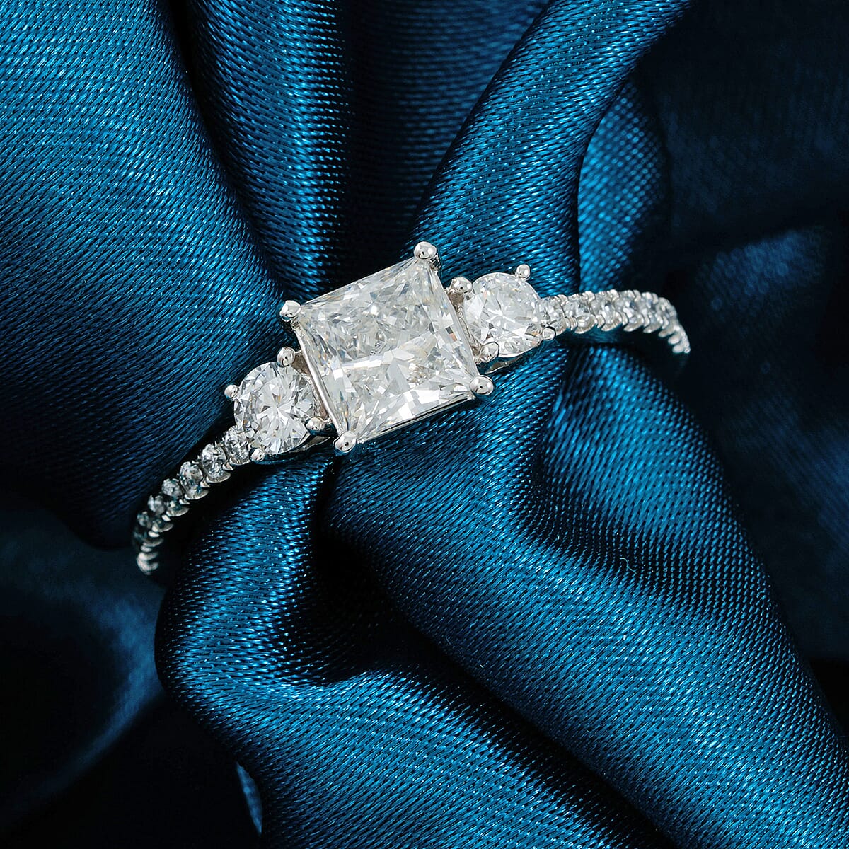 Luxuriant Lab Grown Diamond G VS 1.00 ctw Ring in 14K White Gold (Size 10.0) image number 1