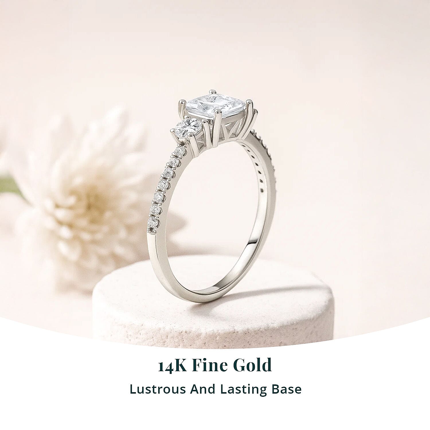 Luxuriant Lab Grown Diamond G VS 1.00 ctw Ring in 14K White Gold (Size 10.0)