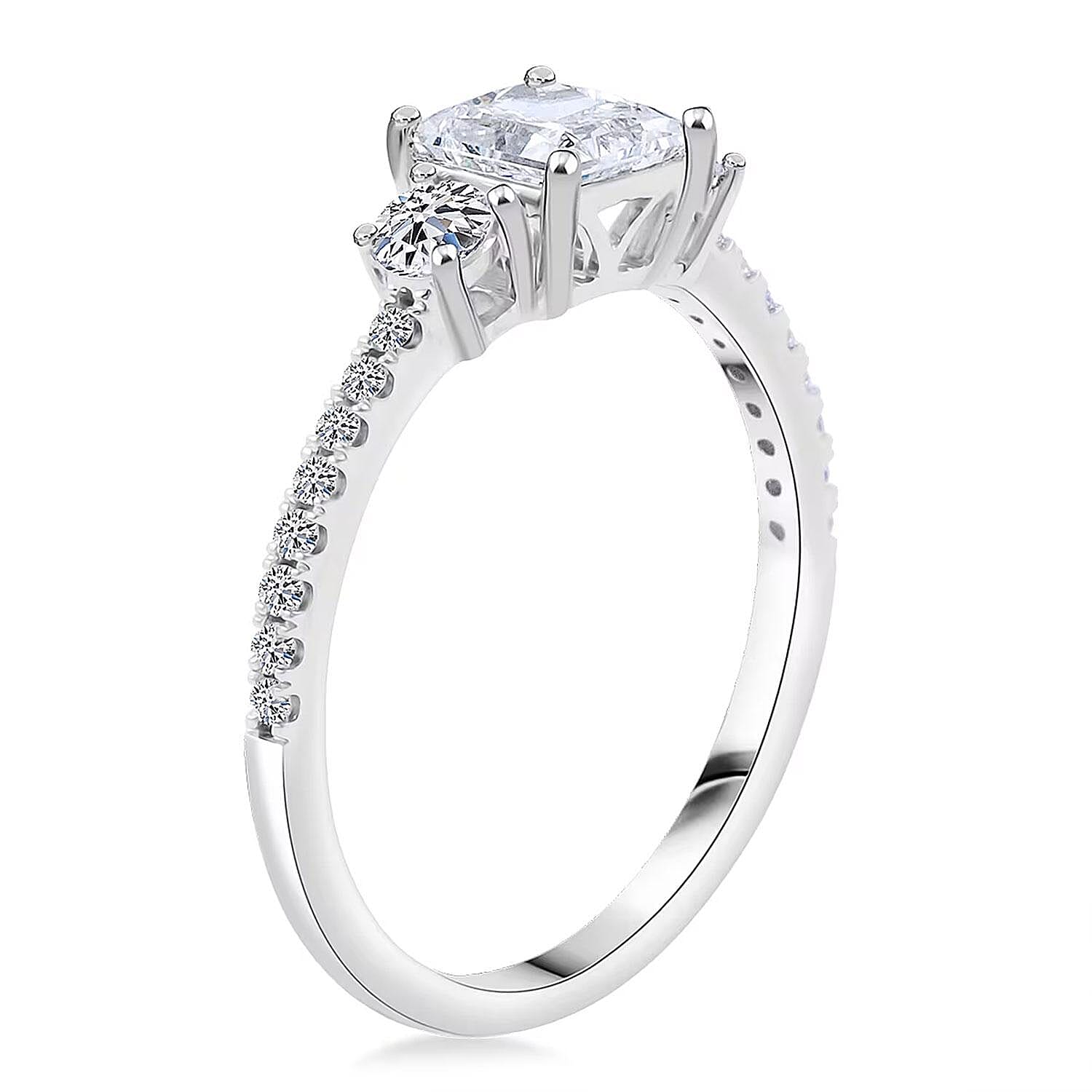 Luxuriant Lab Grown Diamond G VS 1.00 ctw Ring in 14K White Gold (Size 10.0)