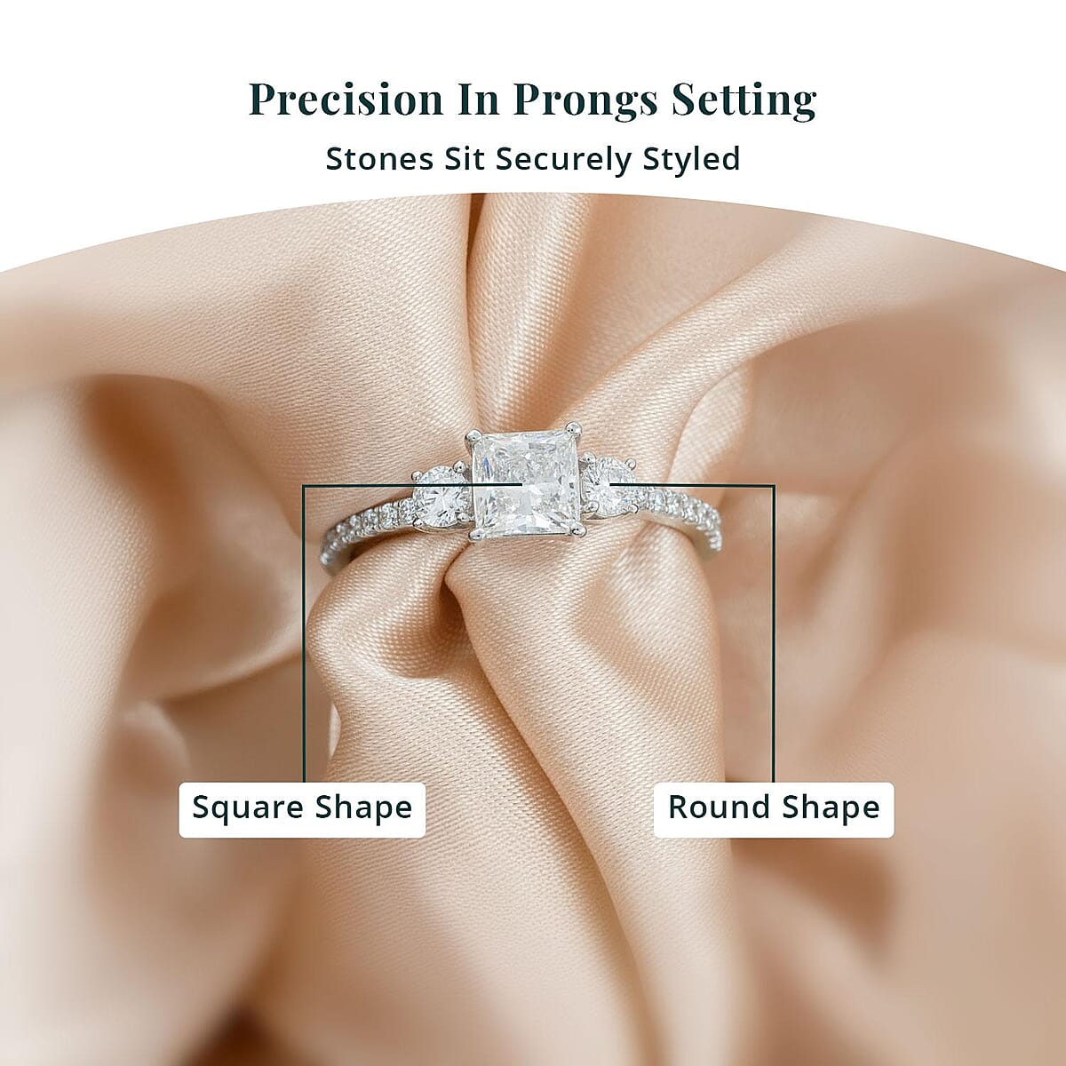 Luxuriant Lab Grown Diamond G VS 1.00 ctw Ring in 14K White Gold (Size 6.0) image number 4