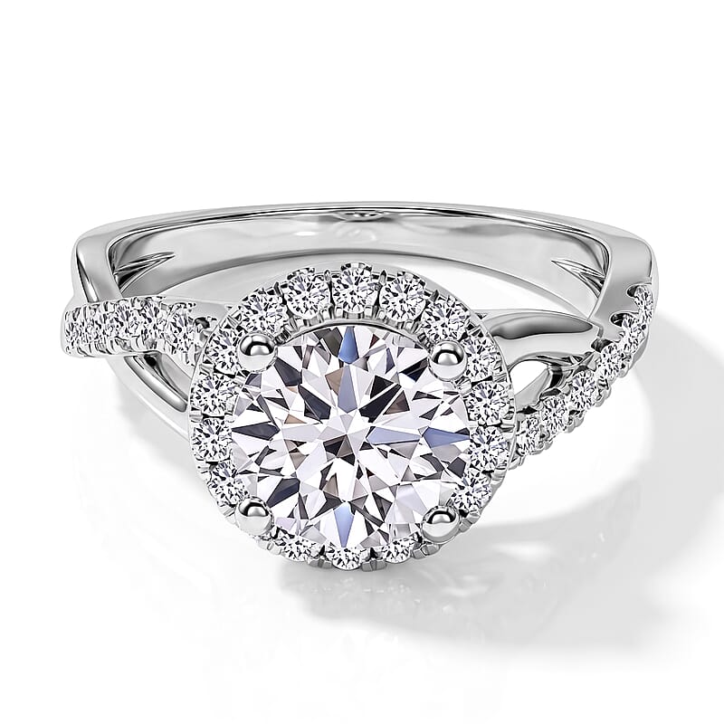 IGI Certified Luxuriant Lab Grown Diamond G VS 2.50 ctw Ring in 14K White Gold (Size 10.0)