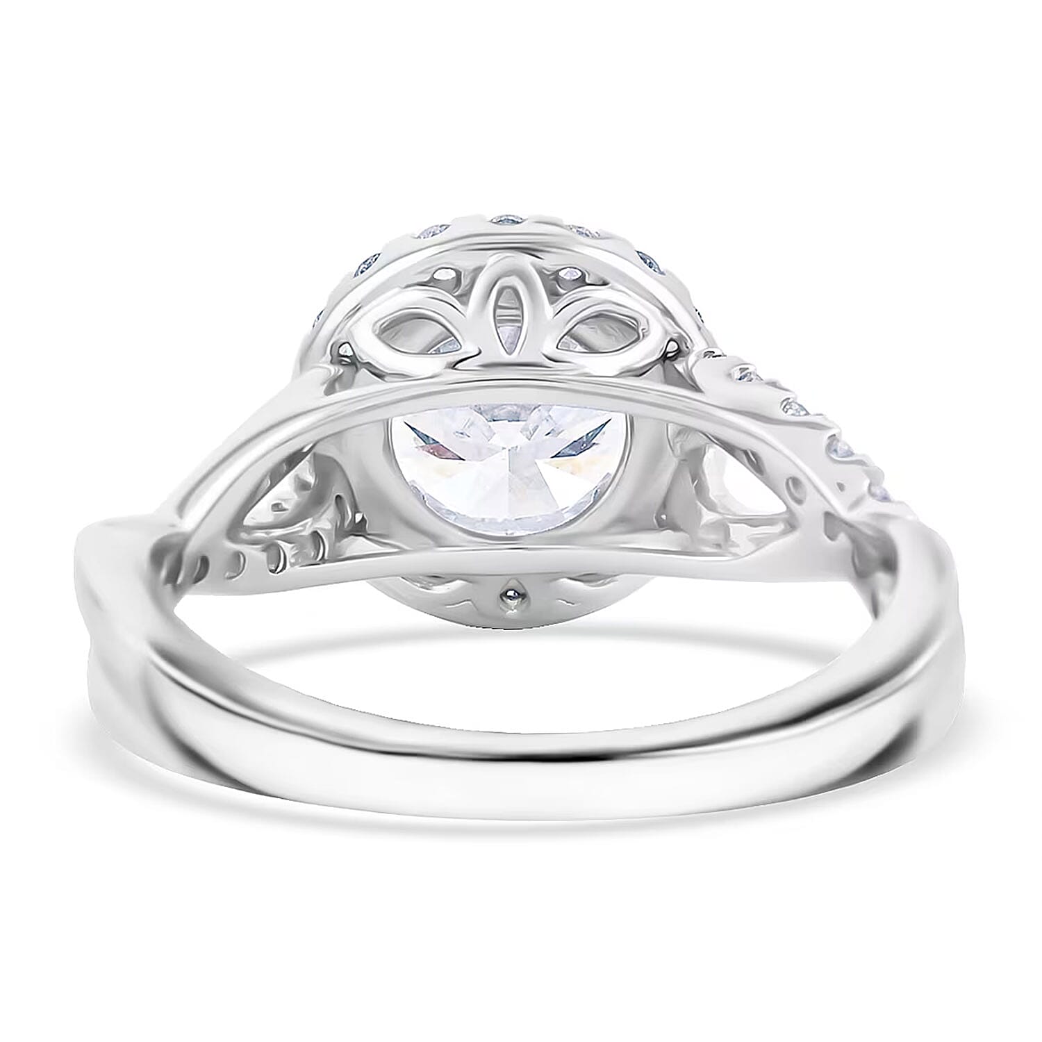 IGI Certified Luxuriant Lab Grown Diamond G VS 2.50 ctw Ring in 14K White Gold (Size 10.0)