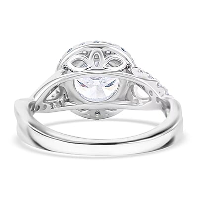 IGI Certified Luxuriant Lab Grown Diamond G VS 2.50 ctw Ring in 14K White Gold (Size 10.0)