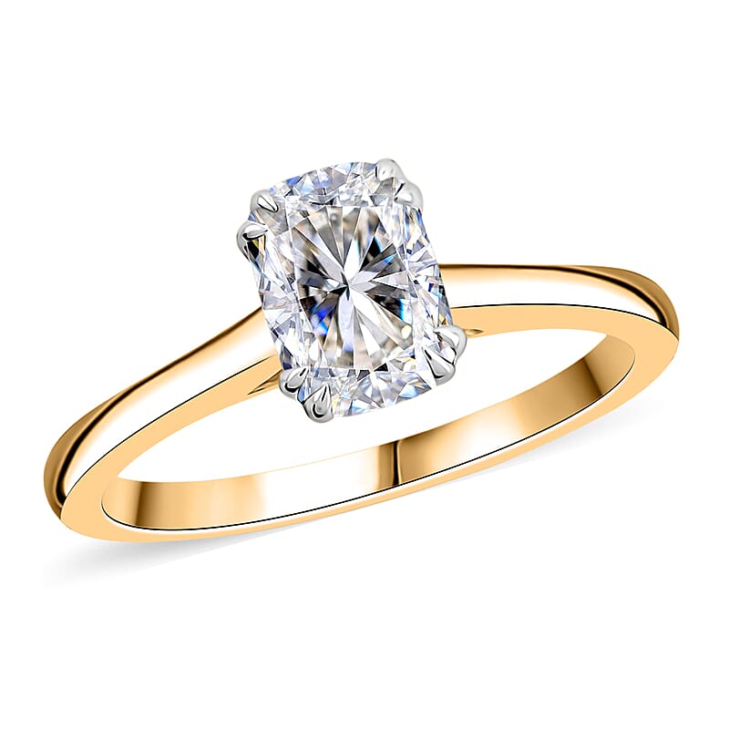 IGI Certified Luxuriant Lab Grown Diamond VS1 1.00 ctw Ring in 14K Yellow Gold (Size 10.0)