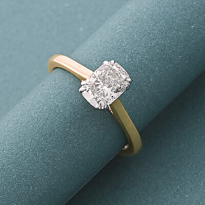 IGI Certified Luxuriant Lab Grown Diamond VS1 1.00 ctw Ring in 14K Yellow Gold (Size 10.0)