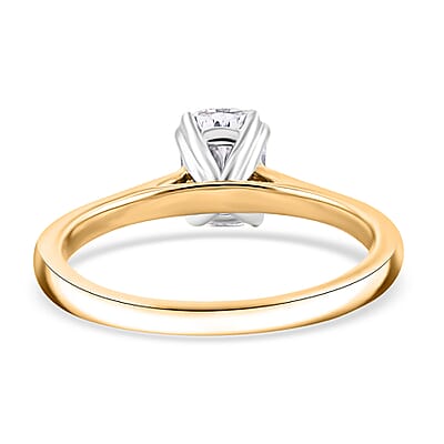 IGI Certified Luxuriant Lab Grown Diamond VS1 1.00 ctw Ring in 14K Yellow Gold (Size 10.0)