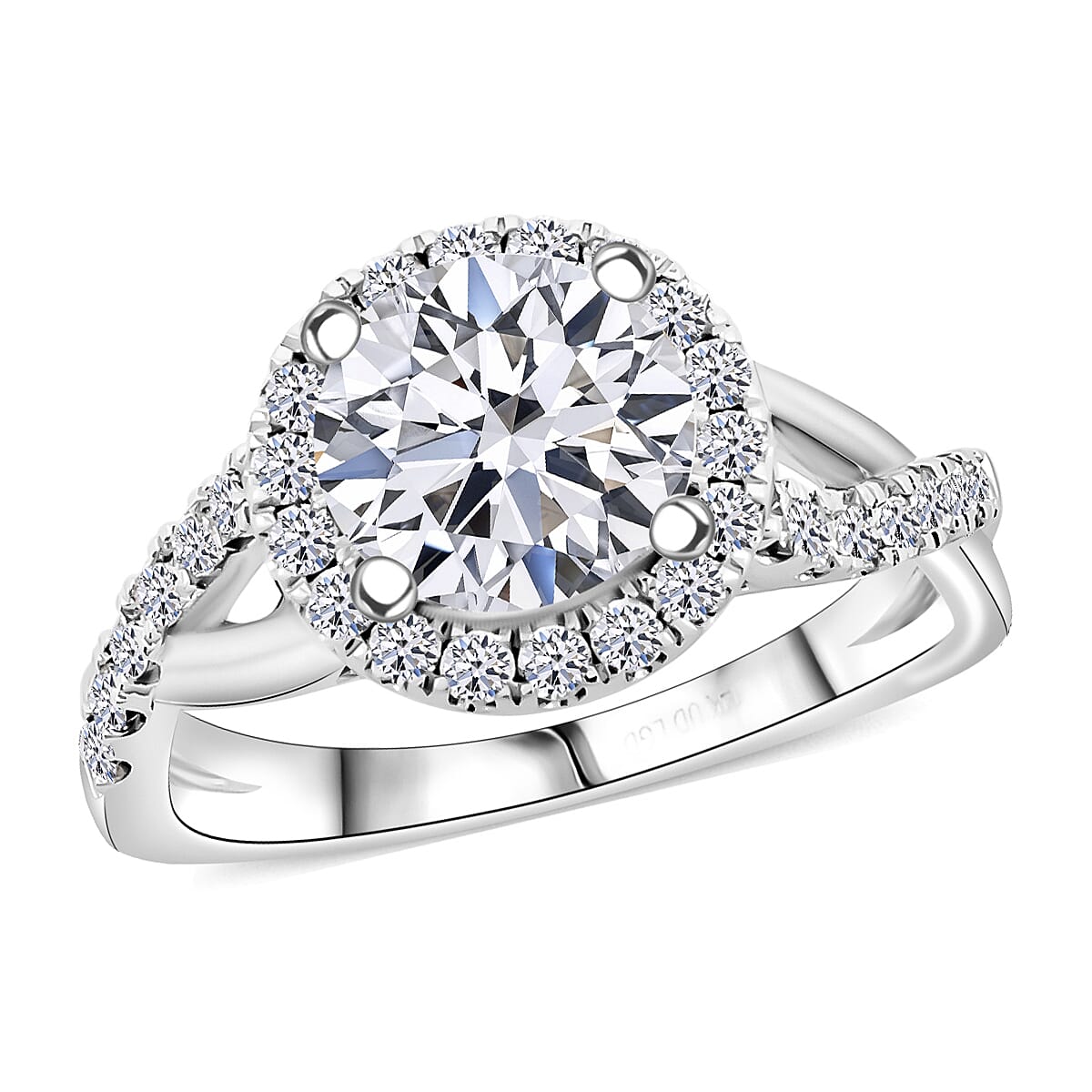 IGI Certified Luxuriant Lab Grown Diamond G VS 2.50 ctw Ring in 14K Yellow Gold (Size 6.0)