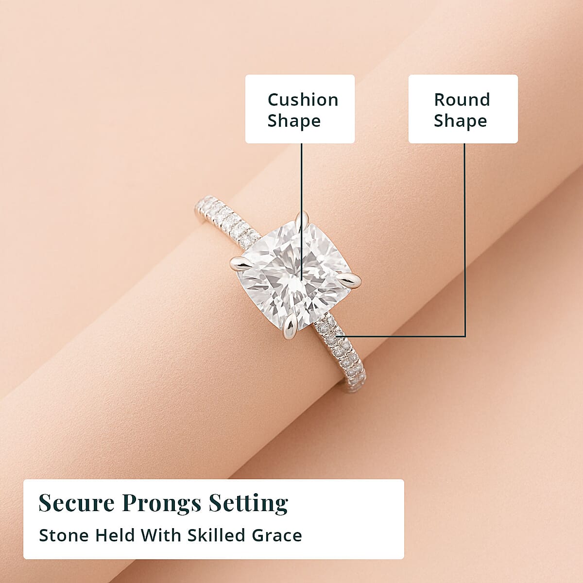 IGI Certified Luxuriant Lab Grown Diamond SI1-SI2 2.25 ctw Ring in 14K White Gold (Size 10.0) image number 4