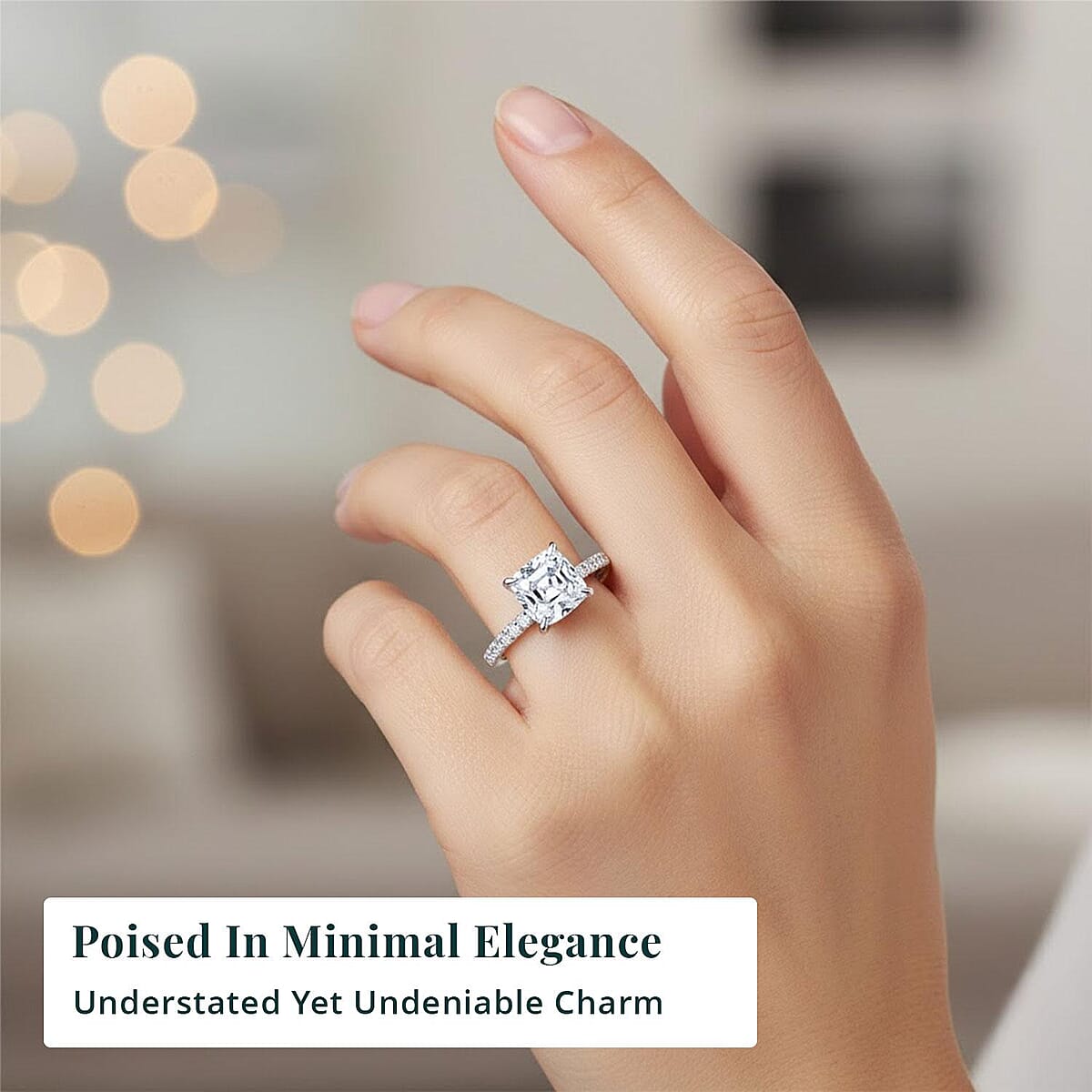 IGI Certified Luxuriant Lab Grown Diamond SI1-SI2 2.25 ctw Ring in 14K White Gold (Size 6.0) image number 5