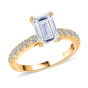 Luxuriant Lab Grown Diamond SI1-SI2 2.50 ctw Ring in 14K Yellow Gold (Size 5.0)