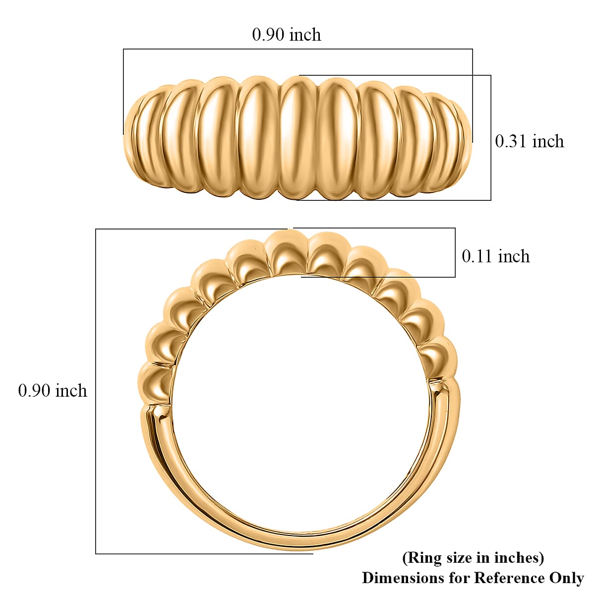 EverTrue Dome Ring in Bronze image number 5