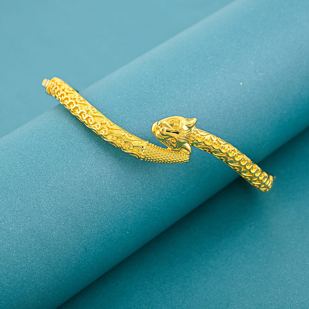 EverTrue Bronzella Collection Bangle Bracelet in 18K YG Plated Bronze (8.00 In) image number 1