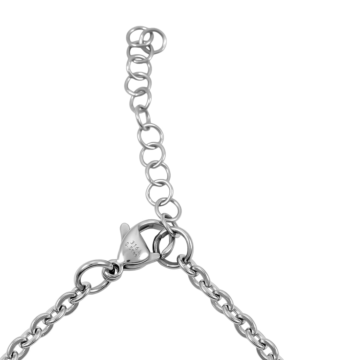 EverTrue Malagasy Labradorite 11.10 ctw Bracelet in Stainless Steel (6.50 In) image number 4