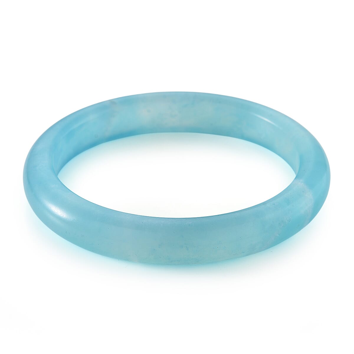 Amazonite 200.00 ctw Bangle Bracelet (7.75 In)  image number 0