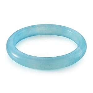 Amazonite 200.00 ctw Bangle Bracelet (7.75 In) 