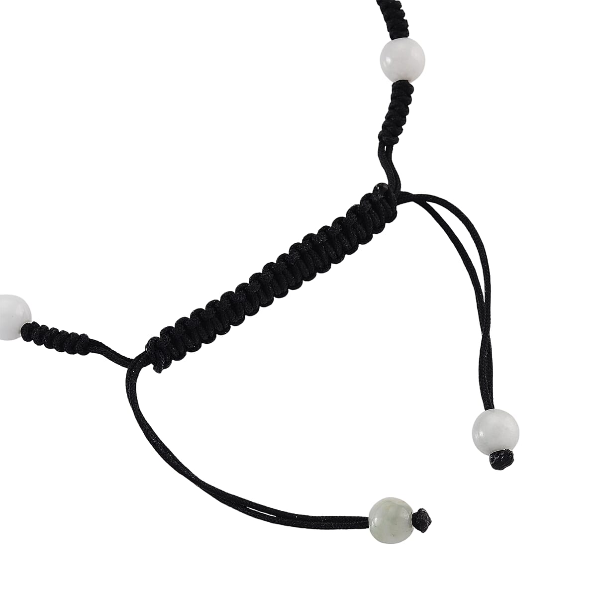 Natural Jade Carved Stretch 50.00 ctw Bracelet  image number 4