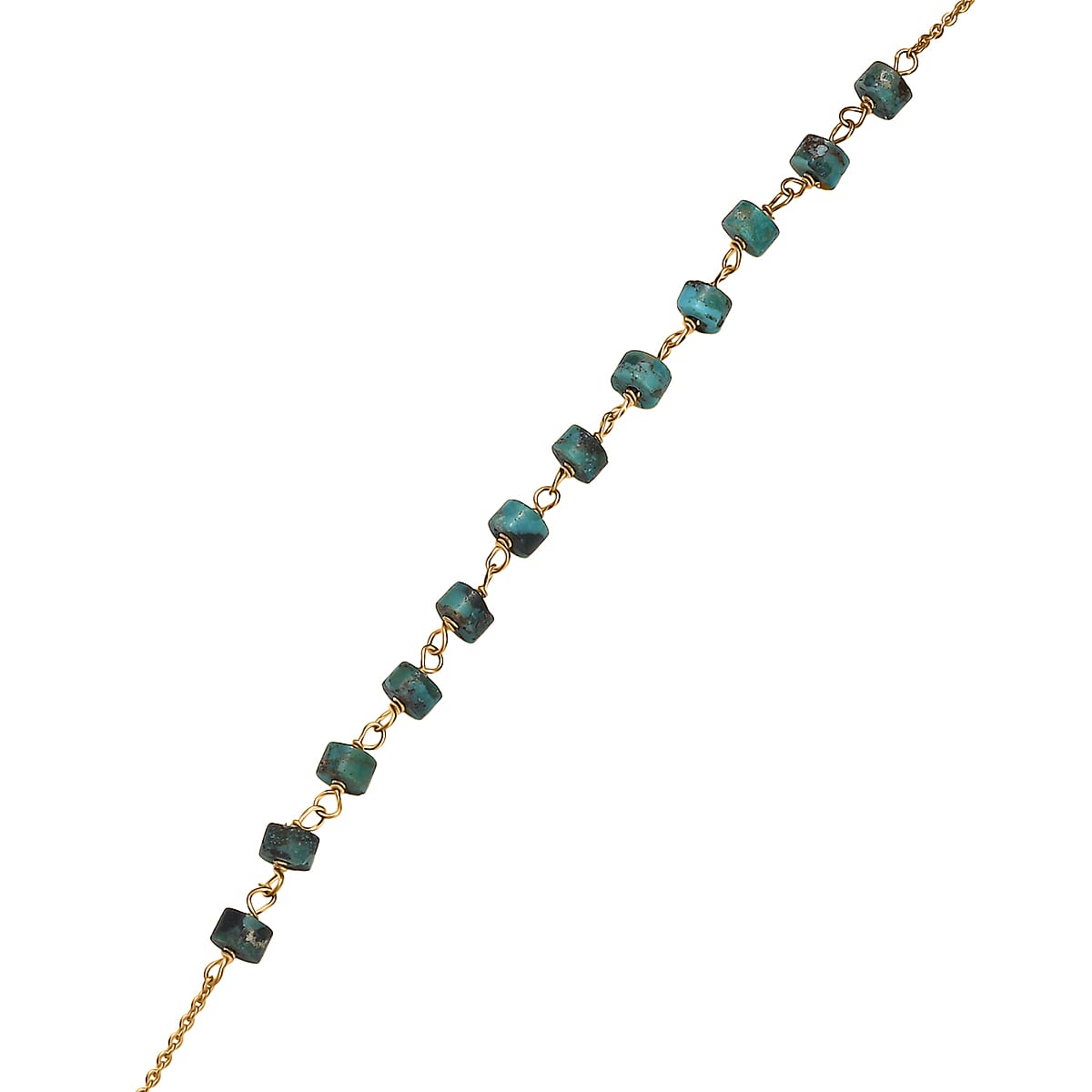 D'Joy Premium Ethiopian Welo Opal and Multi Gemstone 10.35 ctw Necklace in 18K Vermeil Yellow Gold Over Sterling Silver 18-20 Inches image number 5