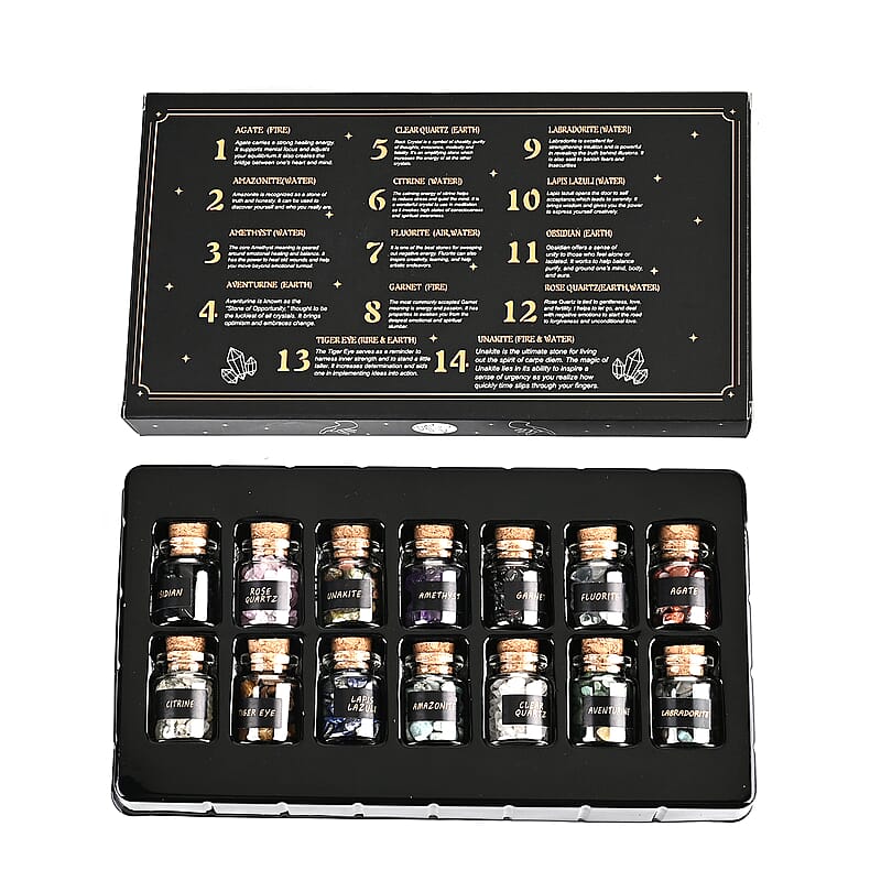 Gemstone Wish Bottles Kit -Multi 
