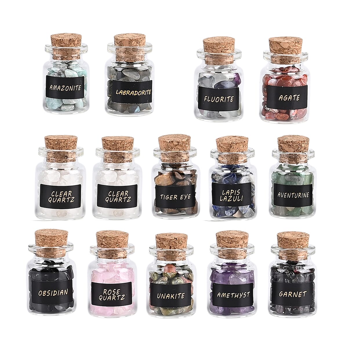 Gemstone Wish Bottles Kit -Multi  image number 2
