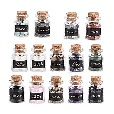 Gemstone Wish Bottles Kit -Multi 