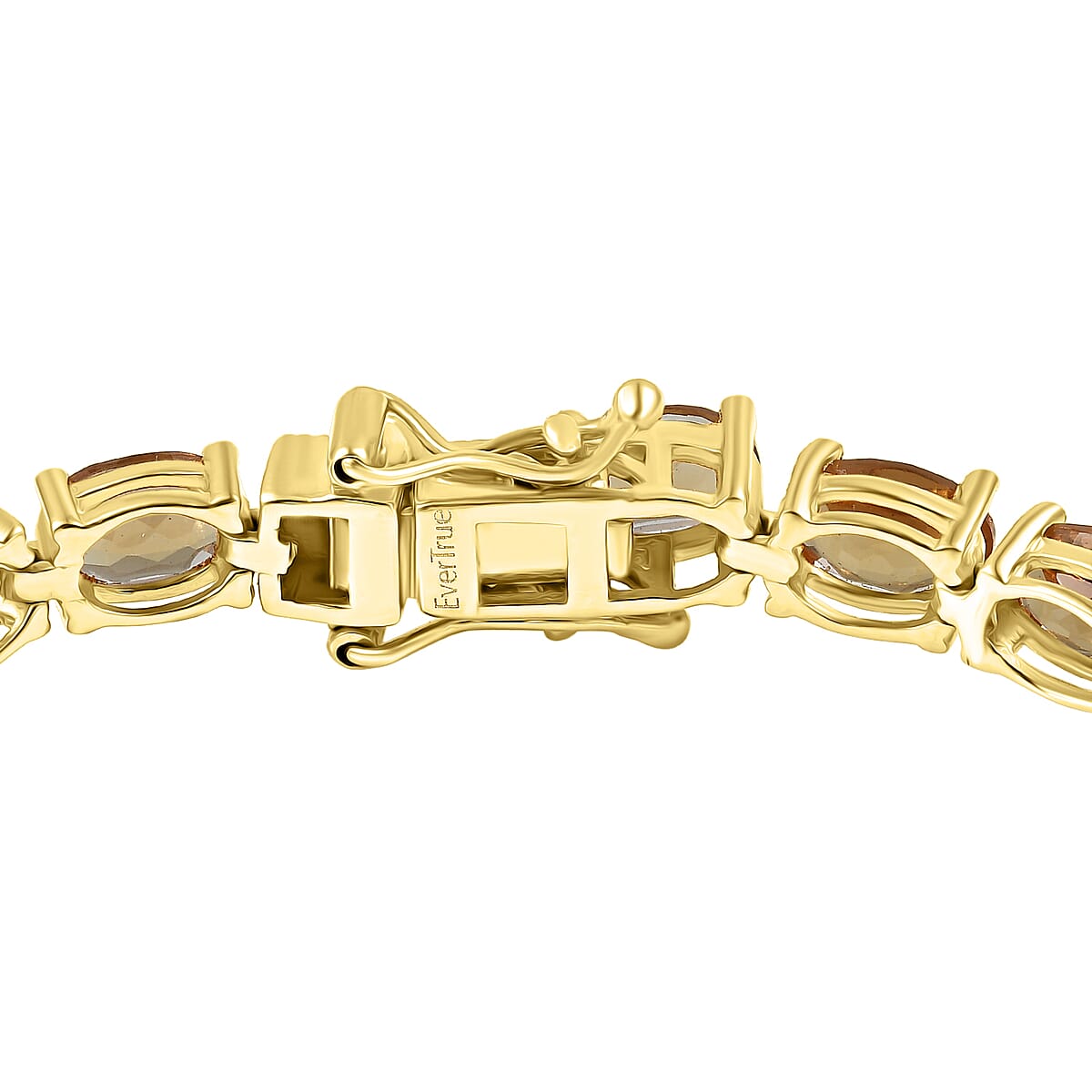 EverTrue Autumn Alexite 16.10 ctw Tennis Bracelet in 18K YG Plated (6.50 In) image number 3