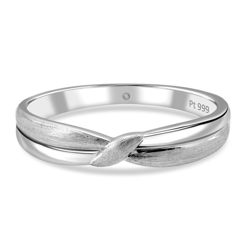 Fancy Ring in 999 Platinum (Size 9.0) 1.2 Grams