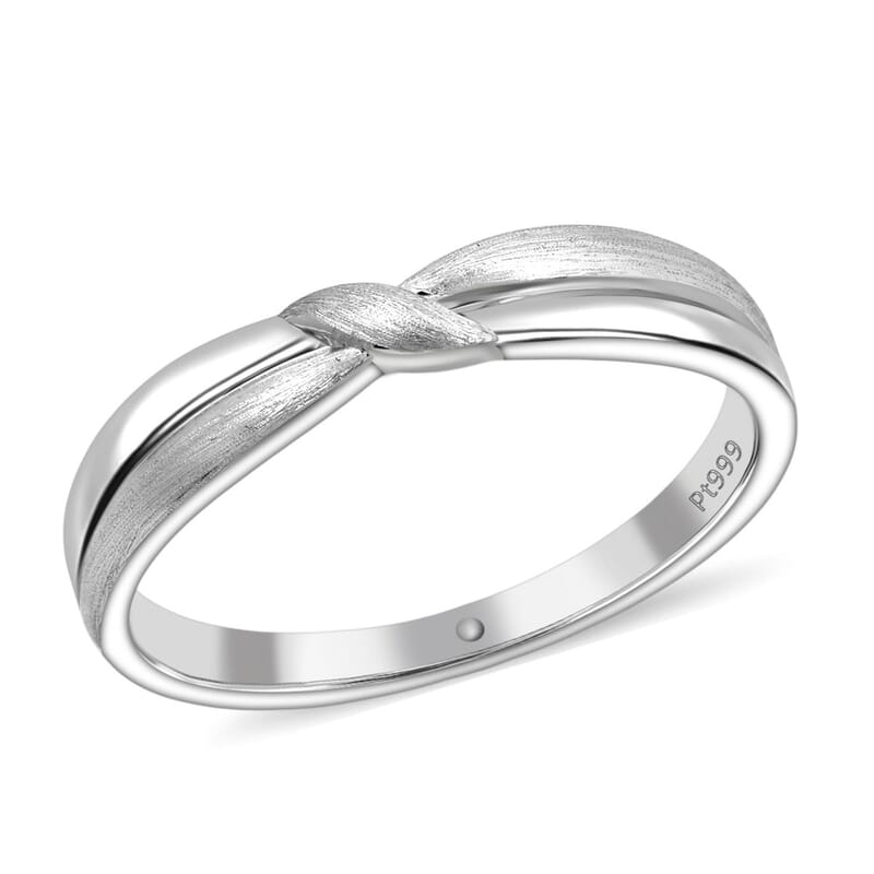 Fancy Ring in 999 Platinum (Size 9.0) 1.2 Grams