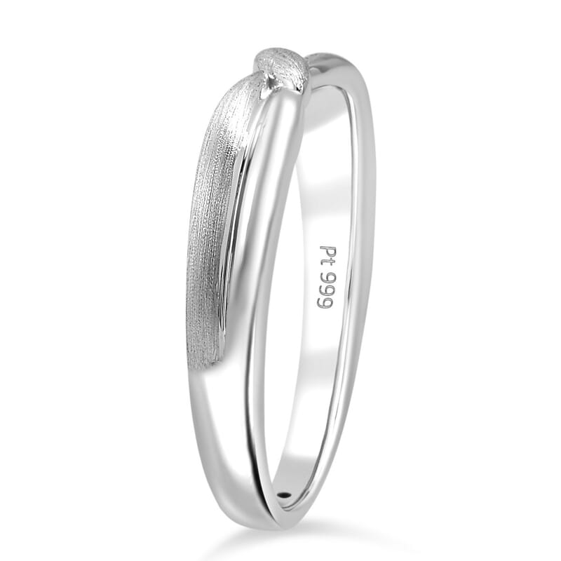 Fancy Ring in 999 Platinum (Size 9.0) 1.2 Grams
