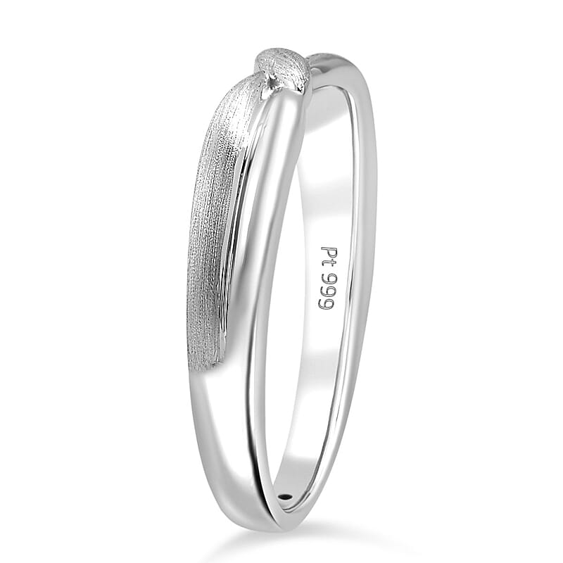 Fancy Ring in 999 Platinum (Size 9.0) 1.2 Grams