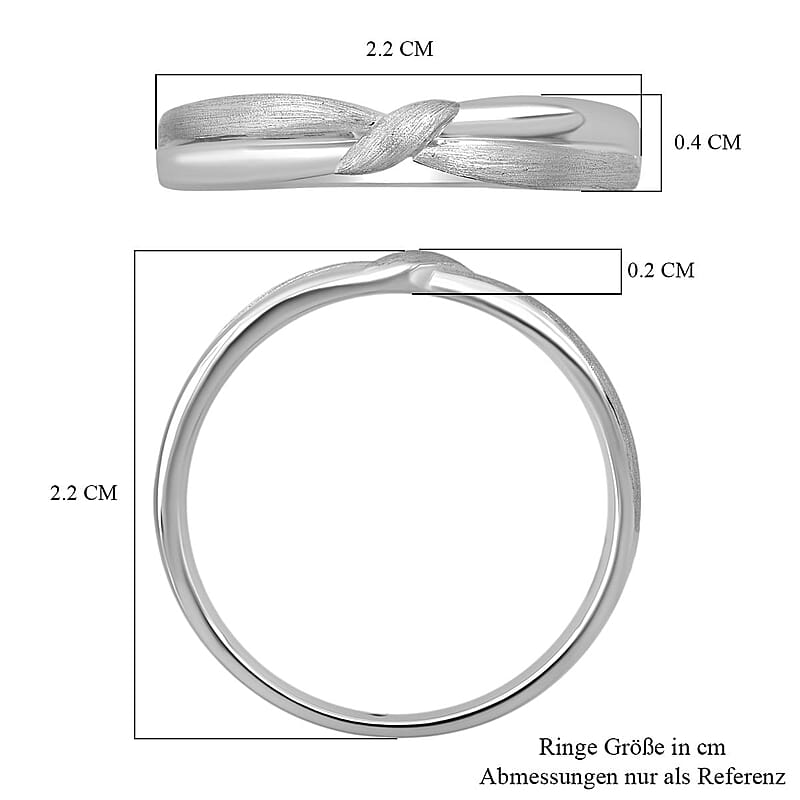 Fancy Ring in 999 Platinum (Size 9.0) 1.2 Grams