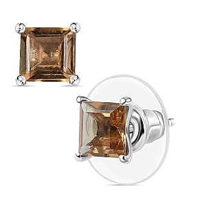 Doorbuster D'Joy Autumn Alexite 2.40 ctw Earrings in Platinum Over Sterling Silver