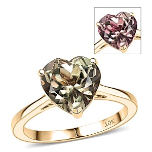 Doorbuster Certified & Appraised AAA Turkizite 3.21 ctw Solitaire Ring in 10K Yellow Gold (Size 7.0)