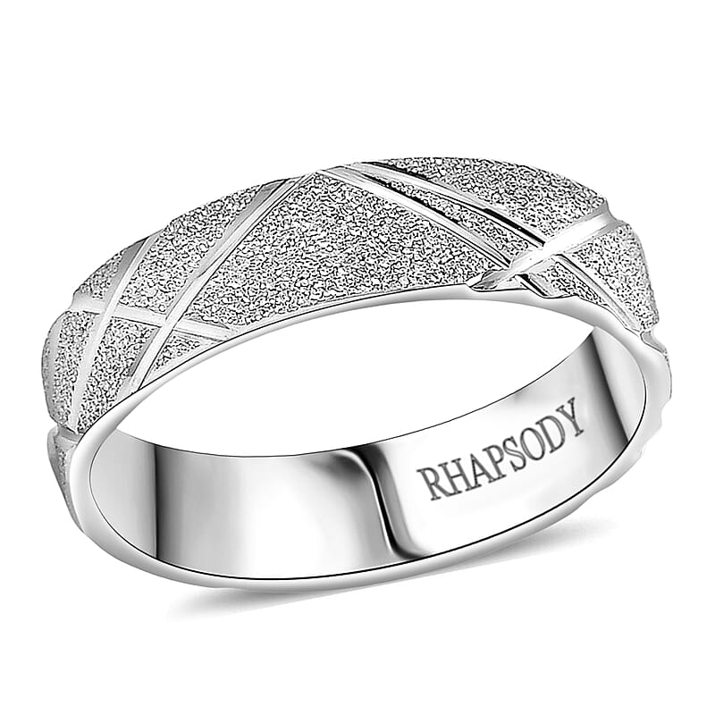 Rhapsody 950 Platinum Band Ring (Size 7.0) (5.25 Grams)