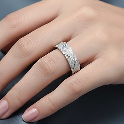Rhapsody 950 Platinum Band Ring (Size 7.0) (5.25 Grams)