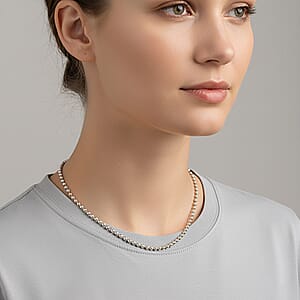 Rhapsody 950 Platinum Beaded Chain Necklace (18 Inches) (15.90 Grams)