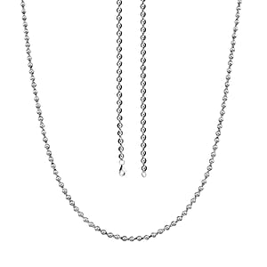 Rhapsody 950 Platinum Beaded Chain Necklace (18 Inches) (15.90 Grams)