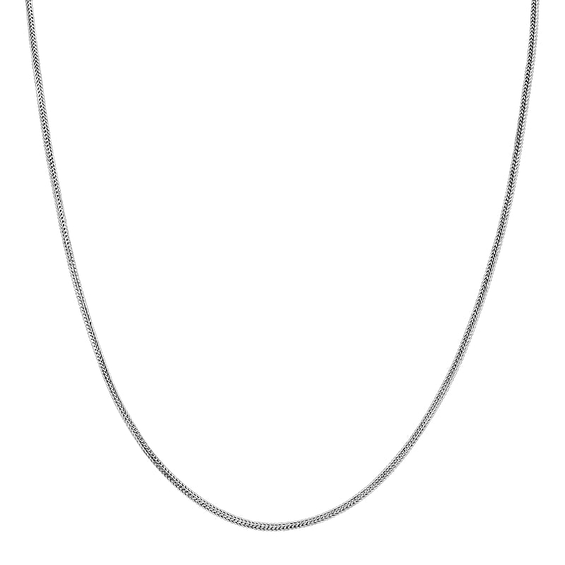 950 Platinum Interlocking Links Chain Necklace (18 Inches) (9.65 Grams)