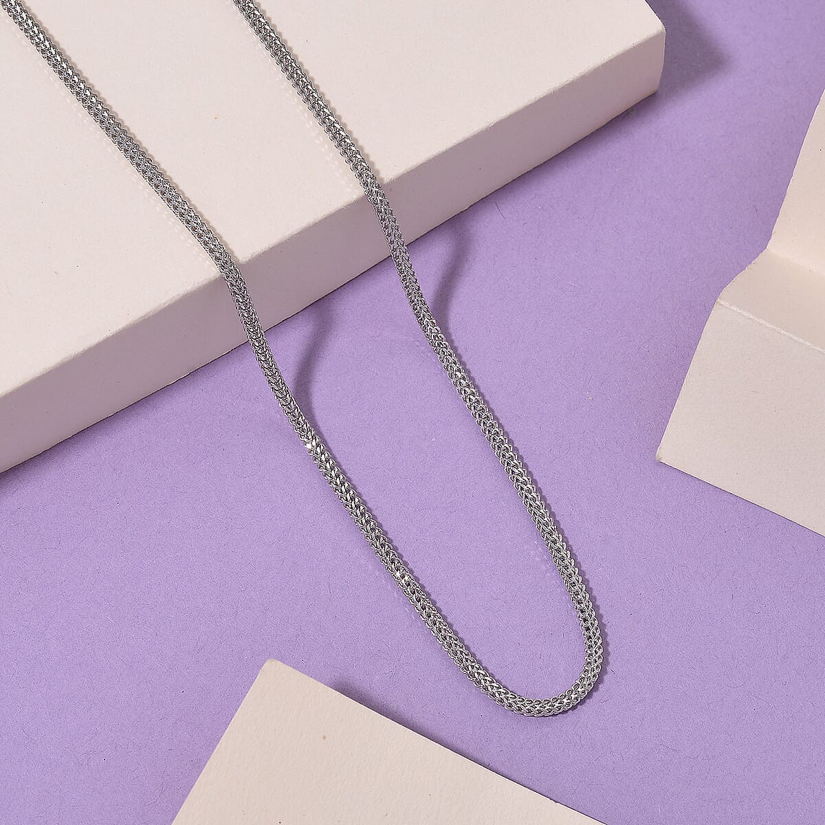 Rhapsody Interlocking Links Chain Necklace in 950 Platinum 9.65 Grams 18 Inches image number 1