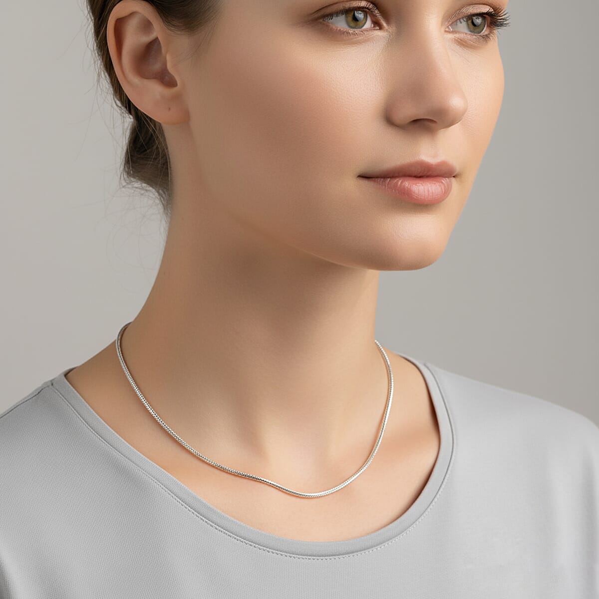 Rhapsody Interlocking Links Chain Necklace in 950 Platinum 9.65 Grams 18 Inches image number 2