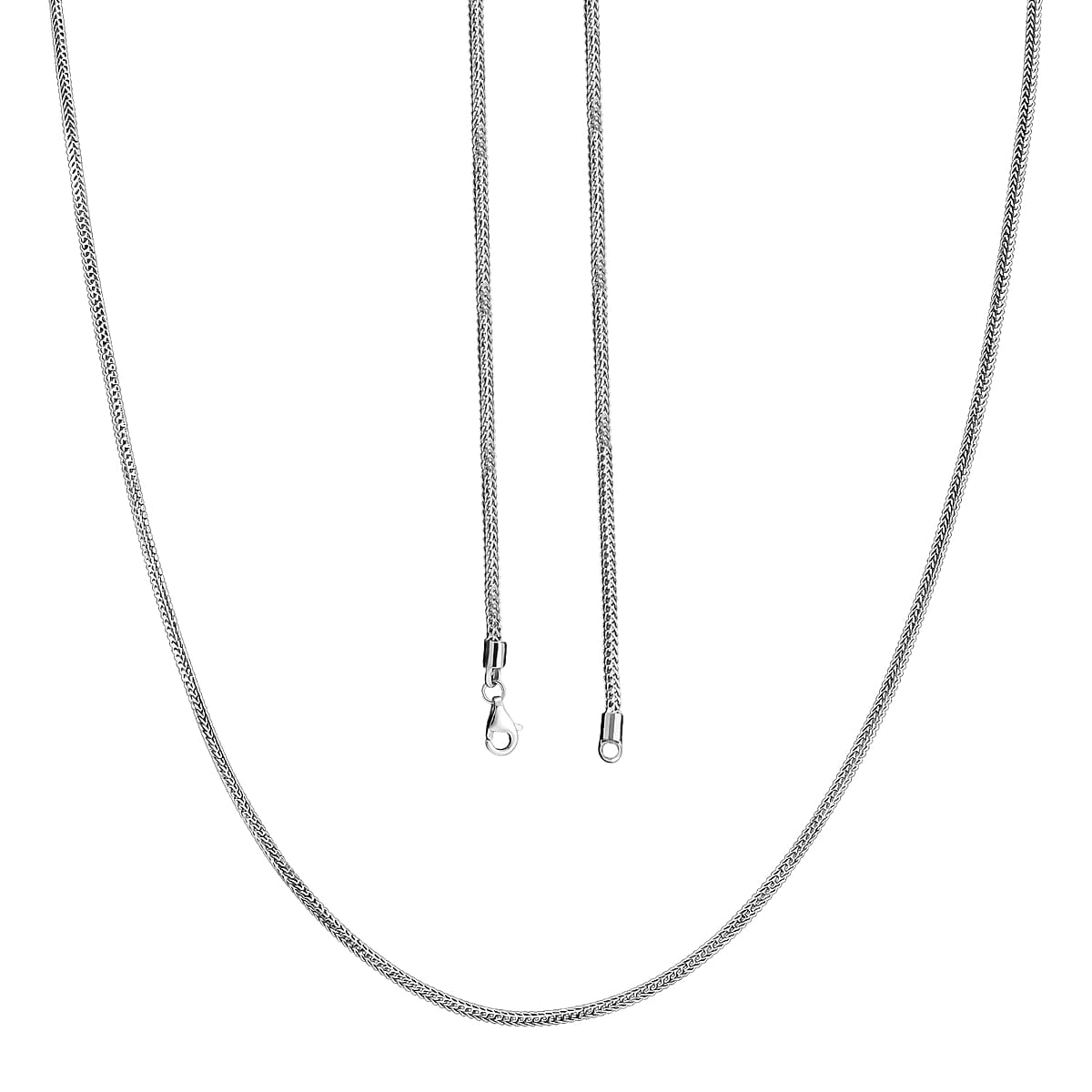 Rhapsody Interlocking Links Chain Necklace in 950 Platinum 9.65 Grams 18 Inches image number 3