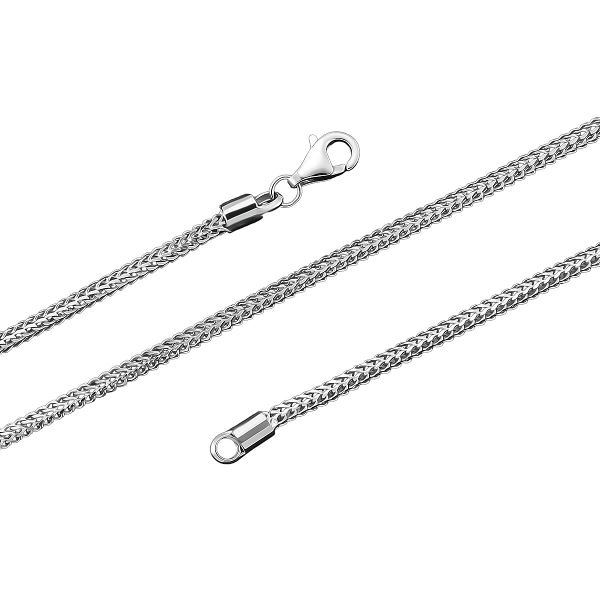 Rhapsody Interlocking Links Chain Necklace in 950 Platinum 9.65 Grams 18 Inches image number 4