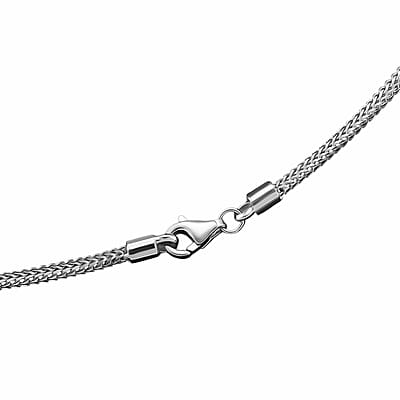 950 Platinum Interlocking Links Chain Necklace (18 Inches) (9.65 Grams)